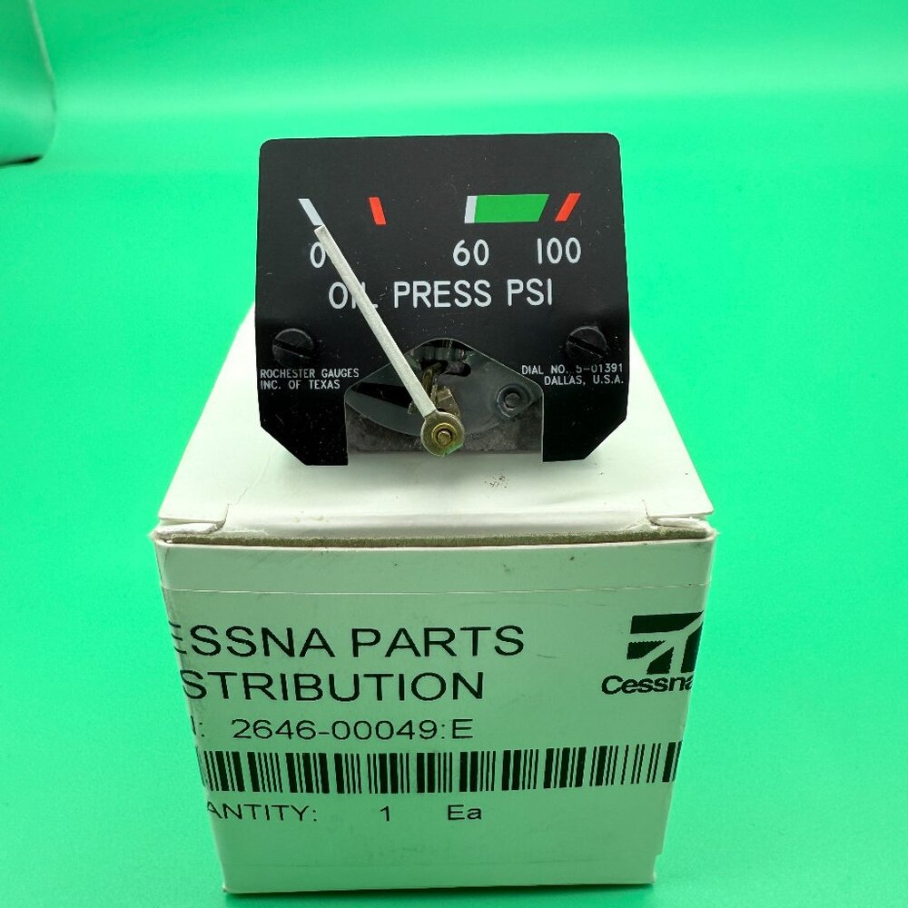2646-00049 OIL‎ PRESSURE GAUGE for Cessna